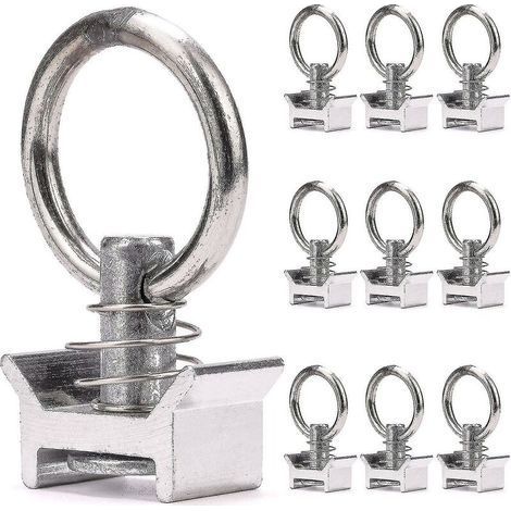 pair 10 X Single Pawns With Ring 1000 Kg Aero Lashing Pawns For Aeronautical Lashing Rail Ring Anchor Pawn