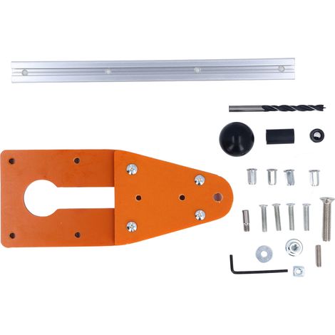 Plaque de fente de routeur avec Base d'équilibre de fraisage circulaire de Rail de 260mm, Kit de Guide de coupe pour le travail du bois