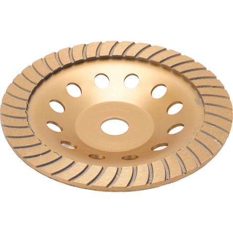 Disque de meulage diamanté couleur or haute efficacité, antirouille, stable, pour béton et marbre (1/5)