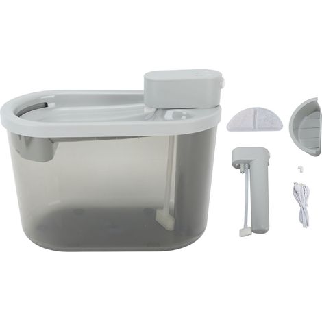 Fontaine automatique rechargeable pour chats et chiens 2,2L - Distributeur d'eau avec niveau visible, type courant (1/5)