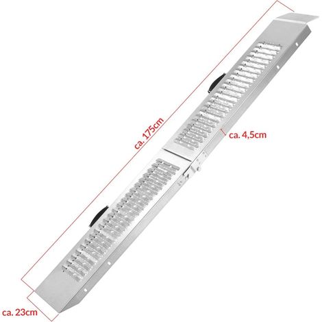 Rampe di carico pieghevoli per impieghi gravosi 2 pezzi capacita 400 kg 230419599 (1/5)