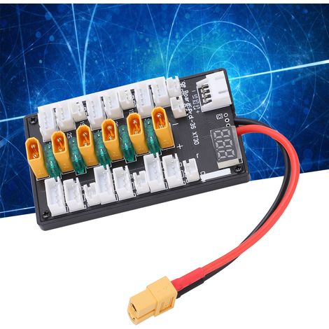 Accessoires pour chargeur d'équilibrage de batterie lithium 1S-3S B6 : carte adaptateur de ligne XT60, carte d'extension B6, carte de charge parallèle XT30 (version améliorée). (1/5)