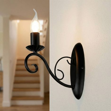 Wandlampe MAURO in Schwarz