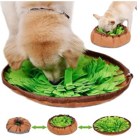 Schnüffelmatte, Originaldesign, umweltfreundlicher Filz, rutschfest, für Hunde und Katzen (1/5)