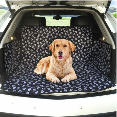 RHG Coffre Protection Chien Coffre de Protection Imperméable Tapis pour Chien Tapis de Coffre Voiture Housse de Protection Couverture Siège de Voiture pour Animaux Voyage Convient pour SUV- (1/5)