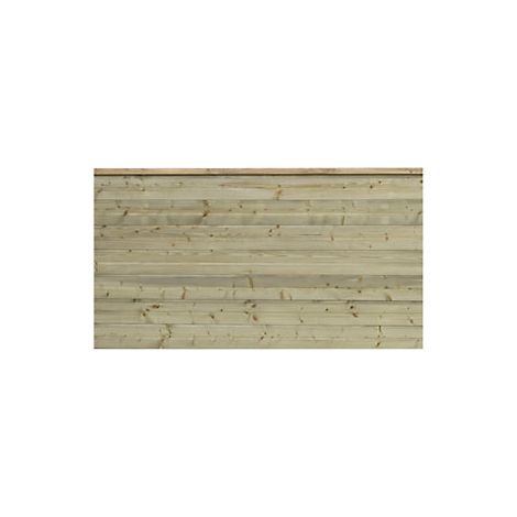 kaiserkraft  PLUS Recinzione a doghe profilate  legno  largh x