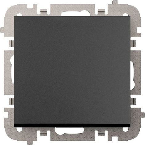 Vestra 1-poliger Schalter ohne Rahmen, Unterputzmontage, IP20, schwarz, 3810-19