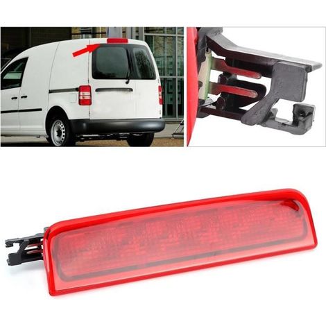 Akozon Troisième Feu De Frein Arrière 2K0945087C Voiture LED Troisième Feu De Frein Arrière Feu Stop Feu Fit Pour Caddy III (1/4)