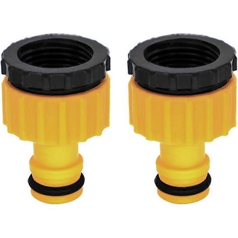 Adaptateur universel pour tuyaux de jardin et d’arrosage, raccord rapide 3/4" (20 mm), compatible avec tous les systèmes standard, étanche et résistant