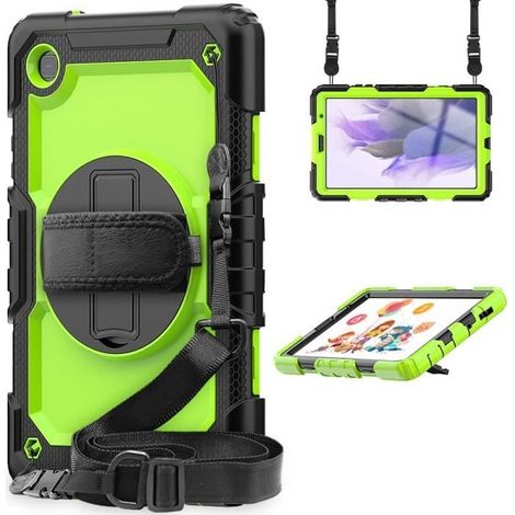 Bumper Coque - FRANCIS-R - Samsung Galaxy Tab A7 Lite - Rotation 360° - Bandoulière Réglable - Antichoc (1/4)