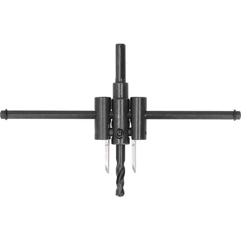 Kit de scie cloche réglable pour bois, foret à trous ronds, outil de bricolage pour le travail du bois, 30-200 mm (1/5)