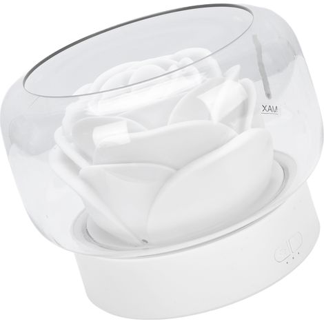 Diffuseur huile essentielle humidificateur silencieux fleur – 7 couleurs veilleuse maison chambre bureau, parfum (1/5)