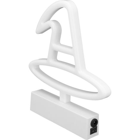 Neonlicht-Hexenhut-förmige Kunststofflampe, USB-batteriebetrieben, RGB-Lichtquelle, dekorative Lampe für dekorative Beleuchtung (1/5)