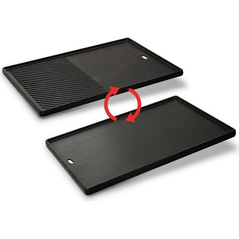 Enders Switch Grid Piastra Reversibile in Ghisa per Barbecue a Gas - Compatibile con modello KANSAS PRO 4 SIK TURBO - Accessori Griglia Barbecue 7789