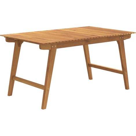 Mesa de jardín madera maciza de acacia 150x90x75 cm vidaXL (1/5)