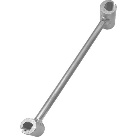 Clé à charnière double tête 14 mm 19 mm, outil de réparation et de réglage du jeu des charnières de porte à trou intérieur pour charnières de 8,5 à 17,5 pouces (1/5)