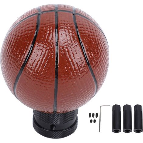 Pommeaux de changement de vitesse de basket-ball, bâton de Transmission en résine, tête de levier de vitesse avec peintures colorées pour la plupart des voitures manuelles (1/5)