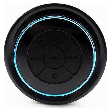 Enceinte de douche Bluetooth étanche avec radio FM - Portable et compatible avec tous les appareils Bluetooth pour la douche, le camping, la voiture et les voyages (1/5)