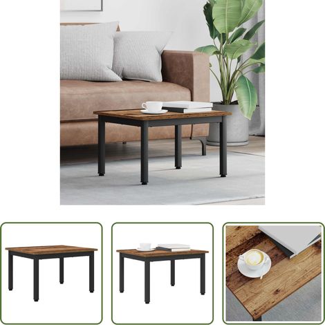 Holzwerkstoff Couchtisch - Couchtisch Altholz 60 x 50 x 36 cm Holzwerkstoff (1/5)