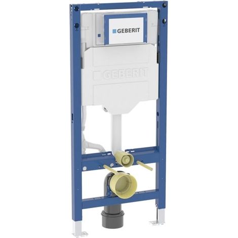 Bâti support WC Geberit Duofix Sigma 111300006 – Réservoir encastré 12 cm – Pour cloison sèche – Installation murs à ossature métallique