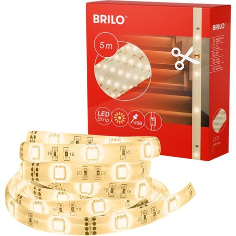 LED-Band, weiß, 150xLED, 5m, inkl. USB (1/5)