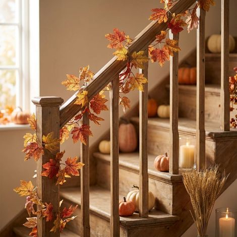 Autumnal Essential Large Leaf Maple Garland (1/2)