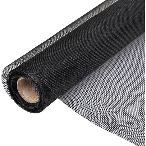 Écran en treillis Fibre de verre 100x500 Noir (1/5)