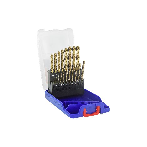 Foret HSSE5 taille meule cylindrique court TIVOLY Coffret de 19 - 11455070015 (1/4)