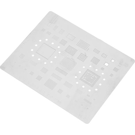 Reballing-Vorrichtung für BGA-Lötkolben aus Stahl, abgerundete rechteckige Form, präzise Löcher für iOS-Telefon-CPUs, Lötwerkzeug aus Zinn. (1/5)