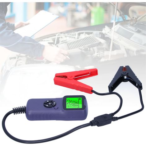 Testeur de Capacité de Batterie avec Écran LCD pour Véhicules et Équipements Domestiques - Idéal pour Garage et Jardin - Violet-KZQ (1/5)