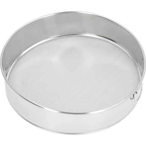 Setaccio rotondo in acciaio inox 304, 60 mesh, antiaderente, 20 cm (8 pollici) (1/5)