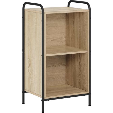 Book Cabinet 43 x 33 x 80 cm Engineered Wood Sonoma Oak vidaXL (1/5)