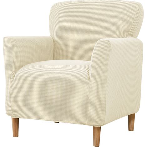 Copridivani, copripoltrone, coprisedie, tessuto jacquard, copridivani ad alta elasticità, copridivani per soggiorno, decorazioni per la casa, coprimobili adatti ai gatti (beige)