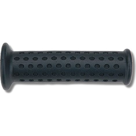 Manopole Domino per scooter stile Piaggio (Typhoon) (22+25MM, lunghezza 118MM) SENZA foro, nere (1/2)