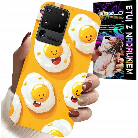 Coque pour Samsung Galaxy S20 Ultra - Coque œufs souriants mignons + film protecteur (1/5)