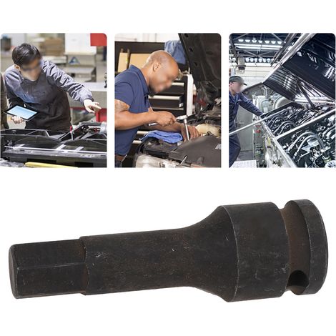 1/2-Zoll-Steckschlüssel, 42-mm-Sechskant-Steckschlüssel, aus Chrom-Molybdän-Stahl, explosionsgeschützt, Zubehör für pneumatische Schlagwerkzeuge (1/2-Zoll-Steckschlüssel H13) (1/5)