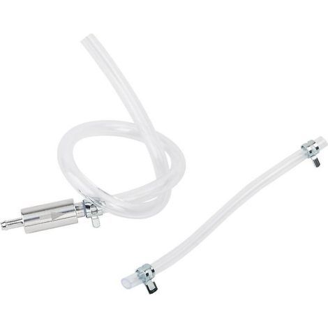 JSSEVN - Motorcycle Brake Bleeding Kit, Aluminum Syringe and Motorcycle Brake Bleeding Hose, Oil Pump, Non-Return Valve, Bleeding and Clutch Kit, 45cm (Transparent) (1/4)