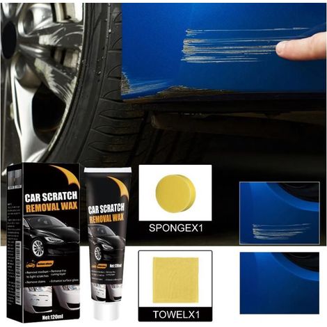 AUTO NETTOYAGE EFFACE RAYURE RENOVATEUR Cire de réparation automobile pour la protection, le polissage,détachage de la peinture (1/5)