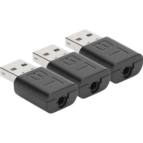 3PCS Adaptateur Bluetooth 5.0 KN320 Émetteur/Récepteur Audio sans Fil Compatibilité Universelle (1/5)
