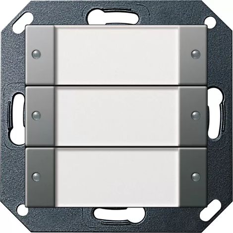 Gira Tastsens.2 3f 24 V pot.frei BSF System 55 Edelstahl [2003600], 2003 600 (1/2)