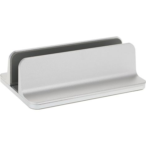 Vertikaler Laptopständer, Aluminiumlegierung, Kühlpad, platzsparend (kompatibel mit MacBook/PC/Tablet/Smartphone)