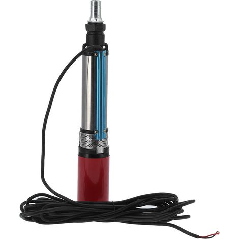 DC-Tiefbrunnenpumpe mit hoher Förderleistung und Förderhöhe, Batteriebetrieb, Solarbetrieb, Messingmotor, schwimmendes Laufrad, S435 DC24V (1/5)