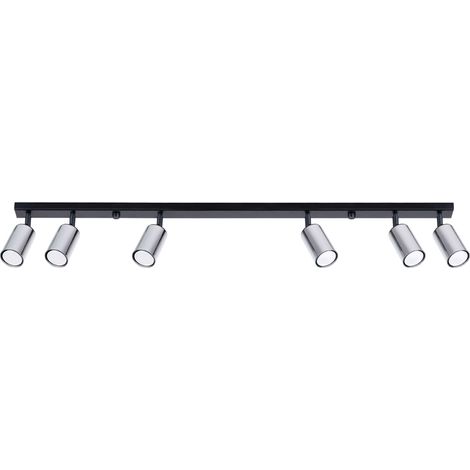 Ceiling lamp WINX 6L black/chrome (1/5)
