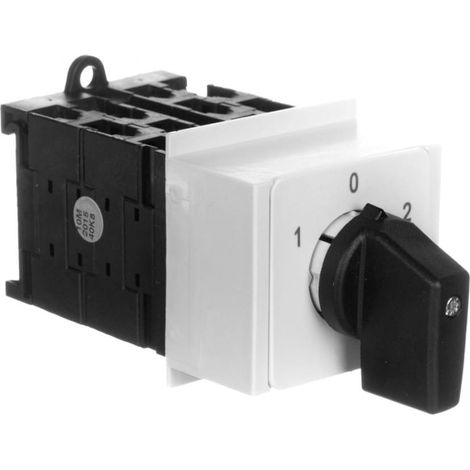 Interruttore a camme 1-0-2 4P 20A per montaggio su guida DIN T0-4-8213/IVS 081559