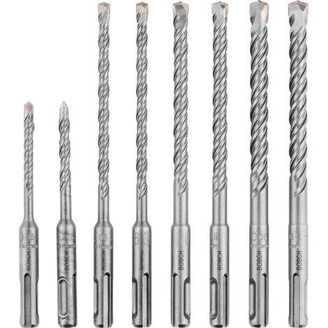 Set Bosch Professional da 8 pz. Set di punte per martelli SDS plus (per calcestruzzo, accessorio per martello perforatore) (1/5)