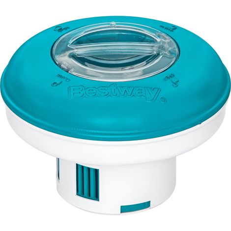 Bestway 58769 Schwimmender Chlordispenser blau weiß