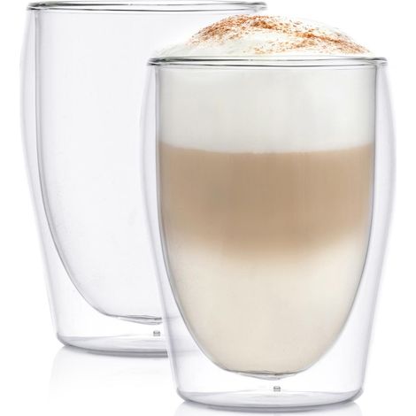 Set aus 300 ml doppelwandigen Latte-Gläsern von Lise Duka (1/5)