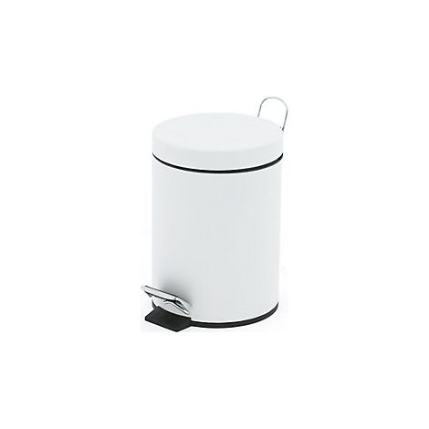 Colector de residuos con pedal y cubo interior de plástico 