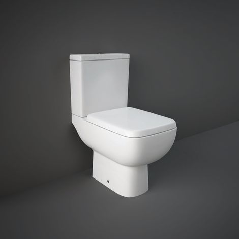 Rak Series 600 Toilet Inc Soft Close Seat Short Projection Compact Toilet WC (1/4)