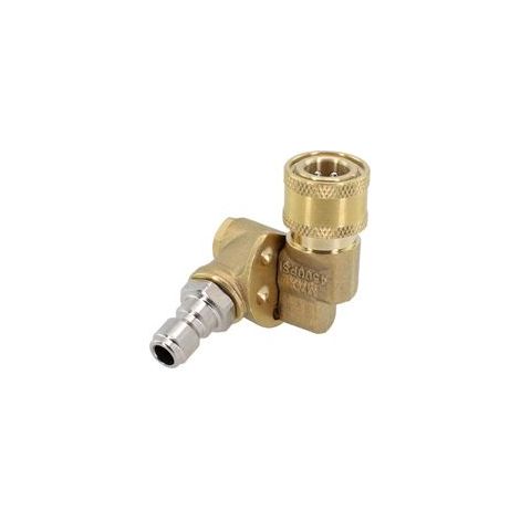 Adaptateur pour nettoyeur haute pression, pistolet à eau haute pression pour voiture, accessoires de réglage du coude (1/4)